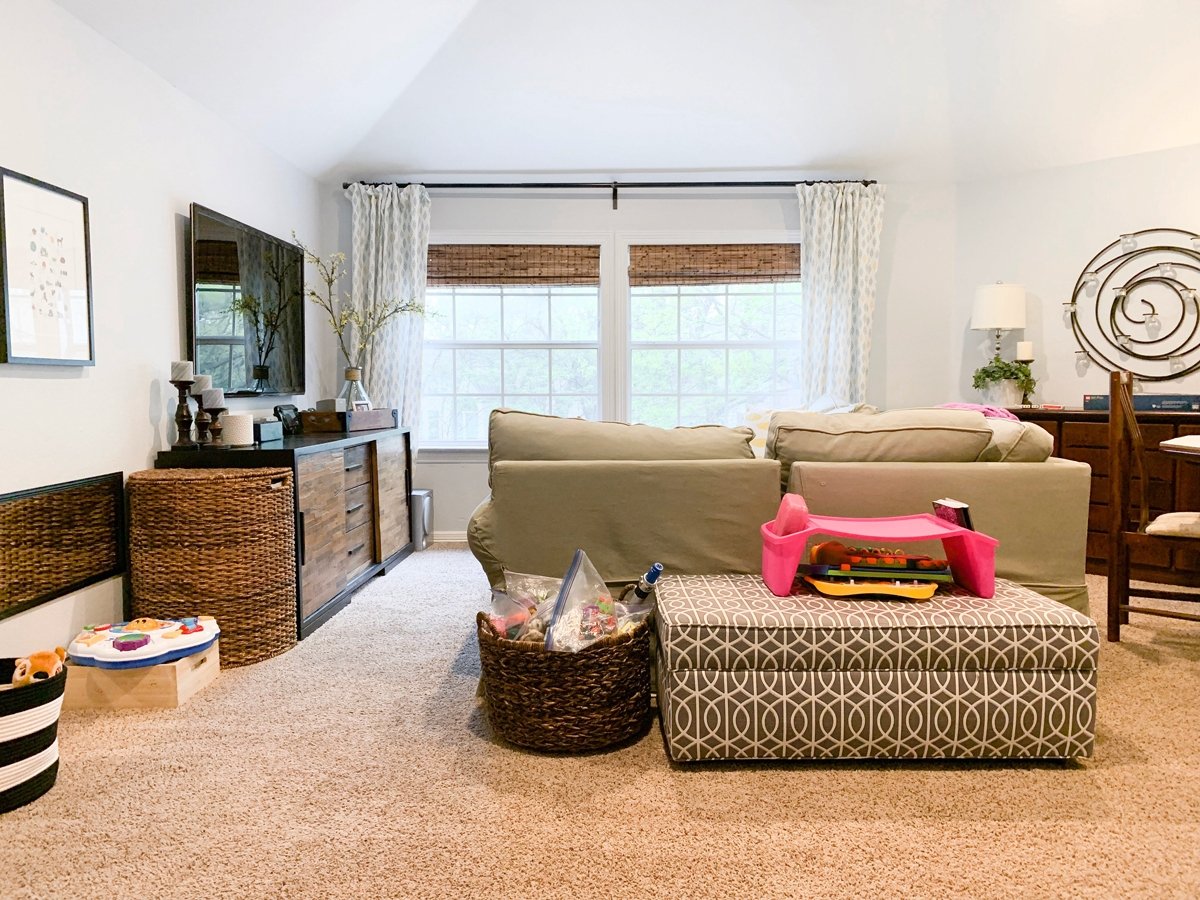 clean house playroom tidy